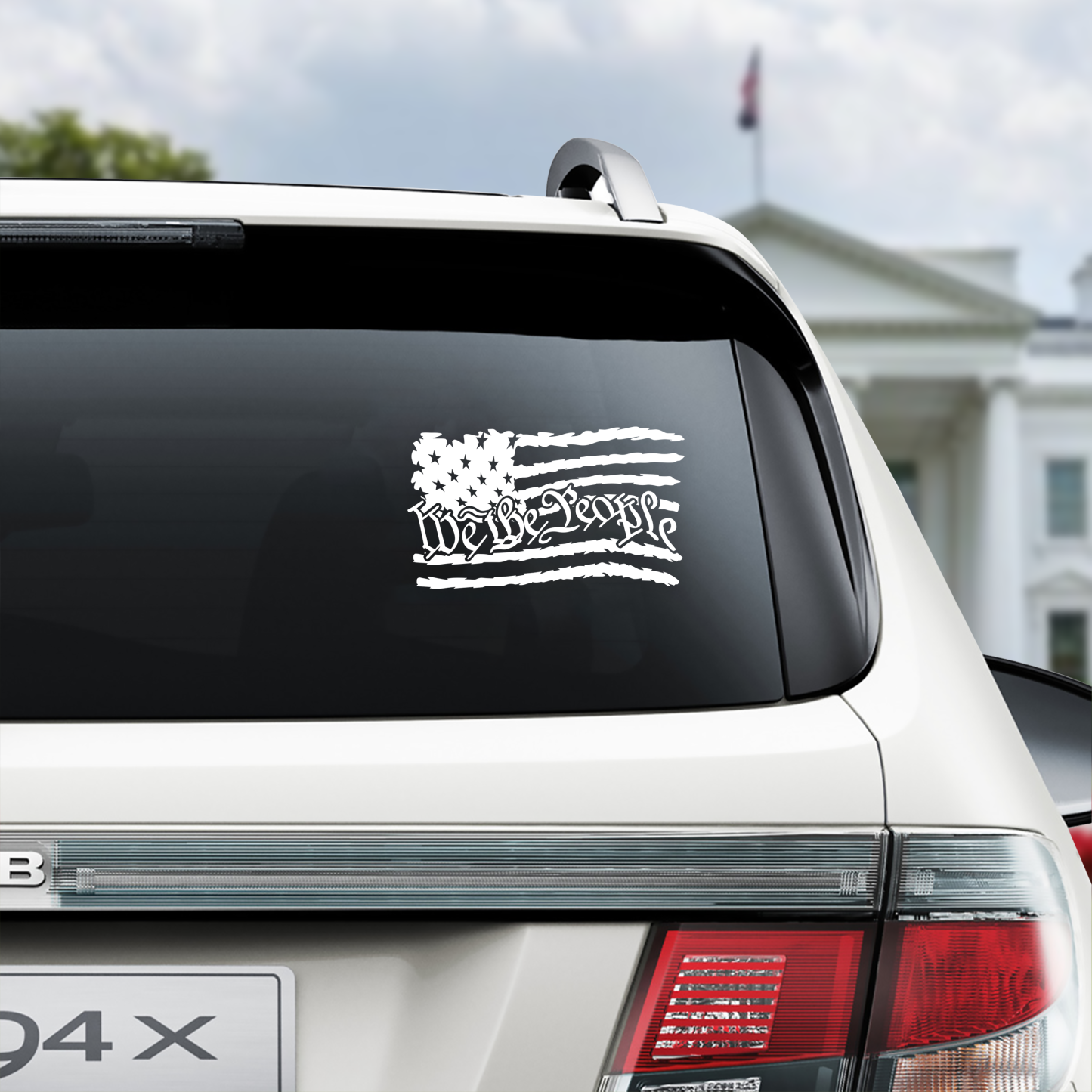 We The People American Flag Car Window Decal Sticker HA75 898986