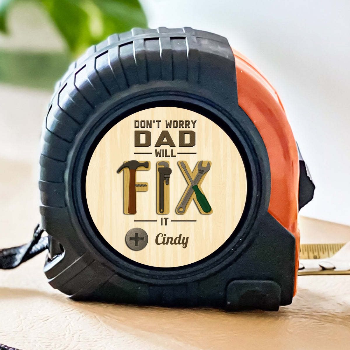 Fix It - Personalized Custom Tape Measure
