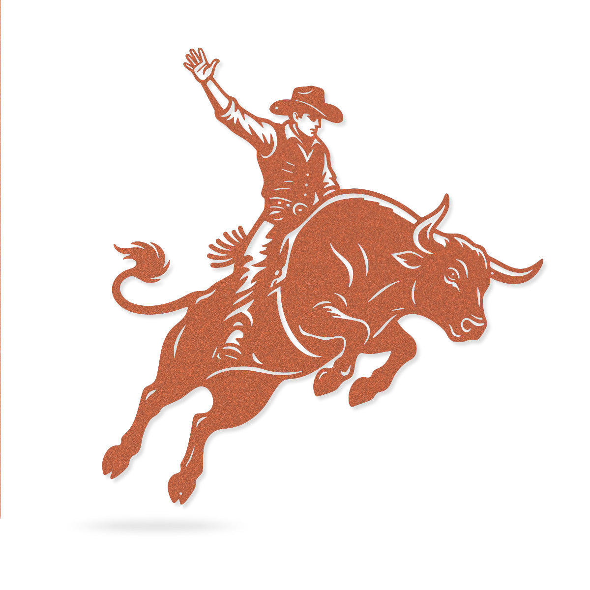 Bucking Bull Metal Wall Art – Rodeo & Western Steel Decor