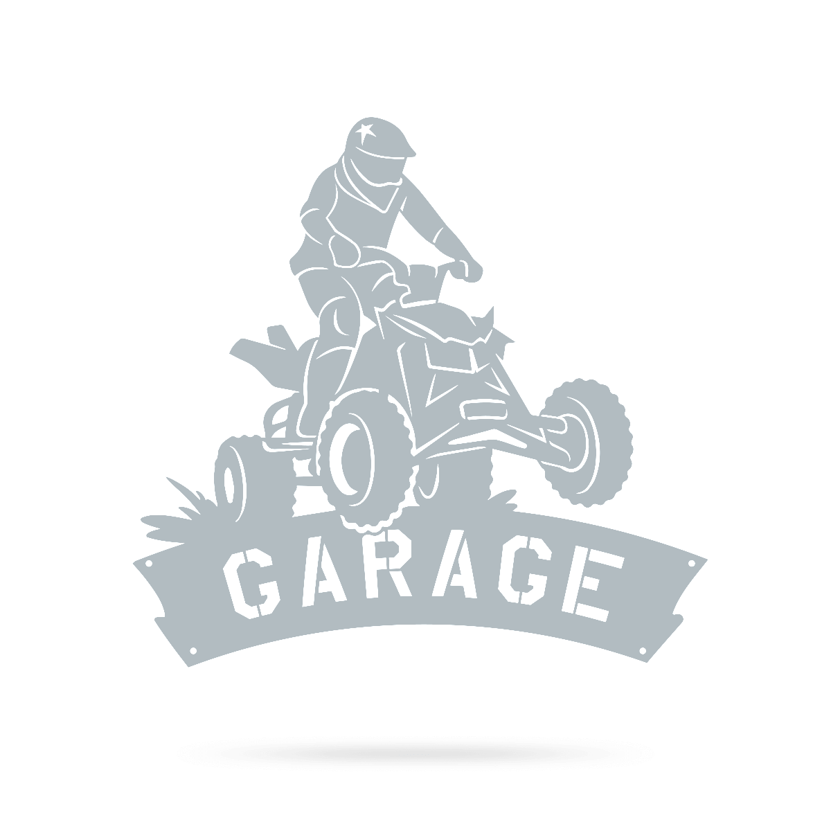Four Wheeler Garage Metal Sign