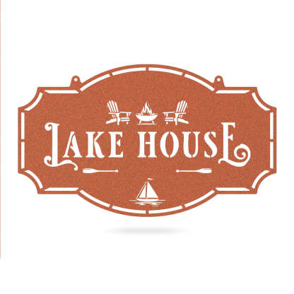 Lake House Monogram -  Custom Cabin & Lake House Decor