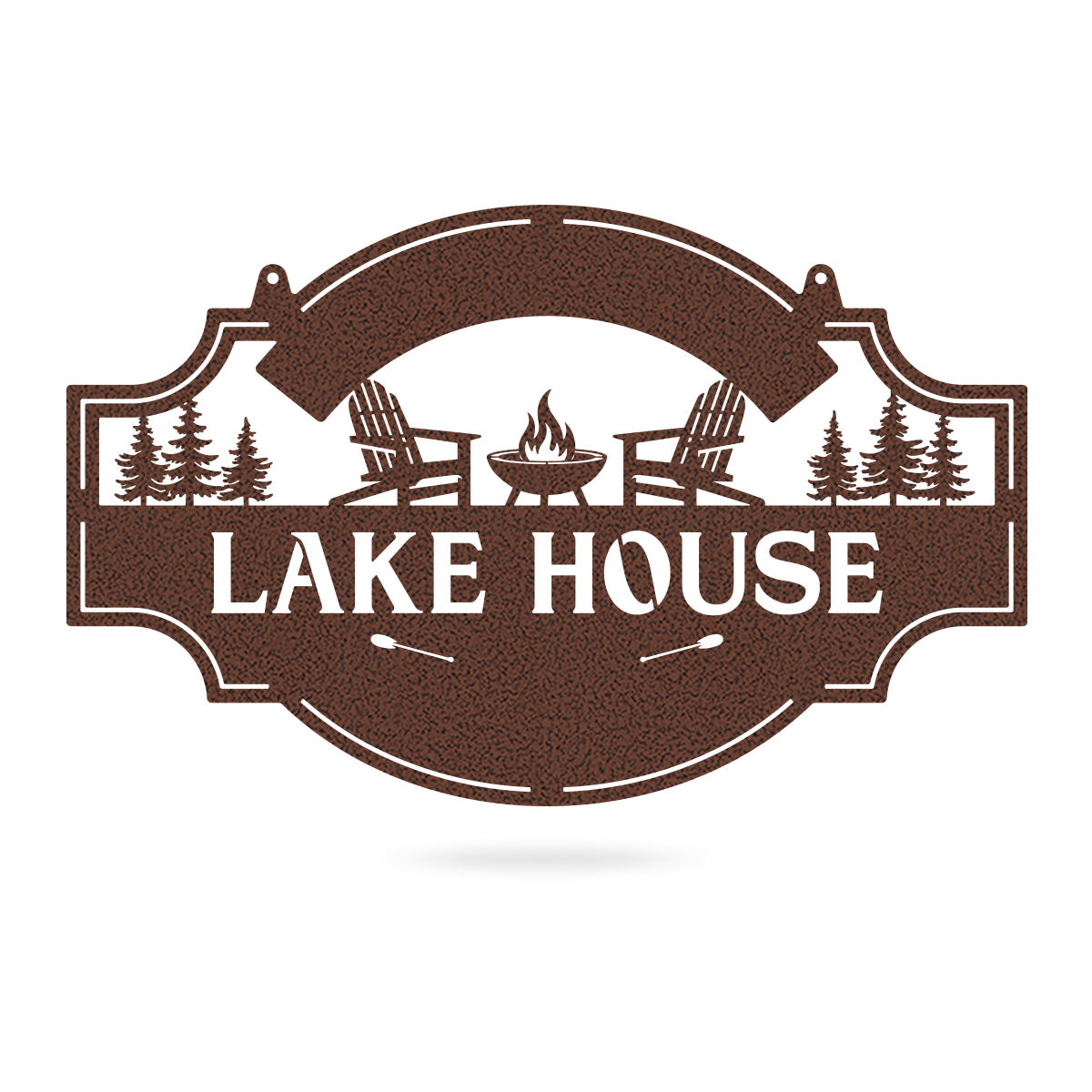 Lake House 3 Line Monogram - Custom Cabin & Lake House Decor