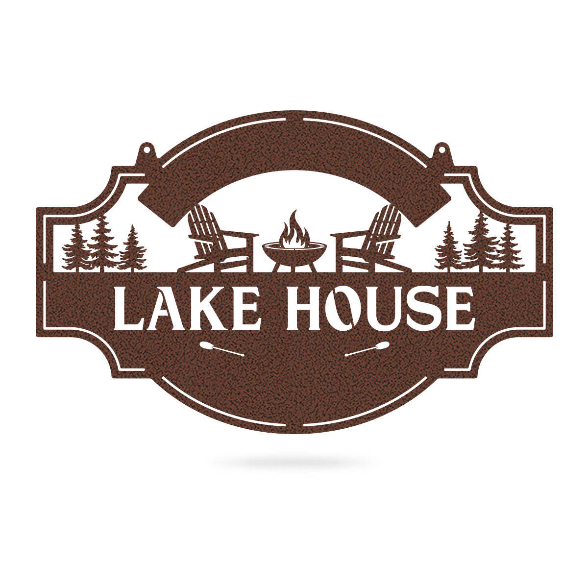 Lake House 3 Line Monogram - Custom Cabin & Lake House Decor