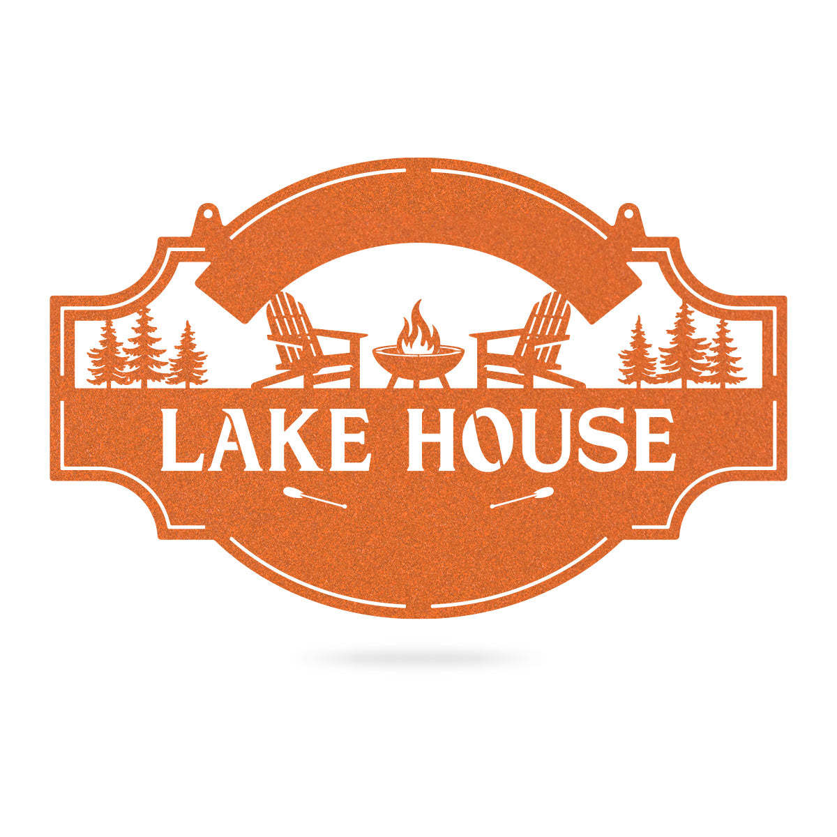 Lake House 3 Line Monogram - Custom Cabin & Lake House Decor
