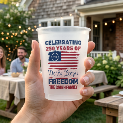 We The People 250 Years - Personalized Cups