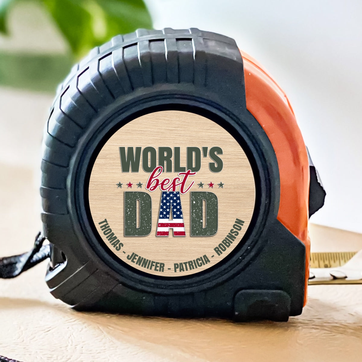 The Best Daddy - Personalized Custom Tape Measure
