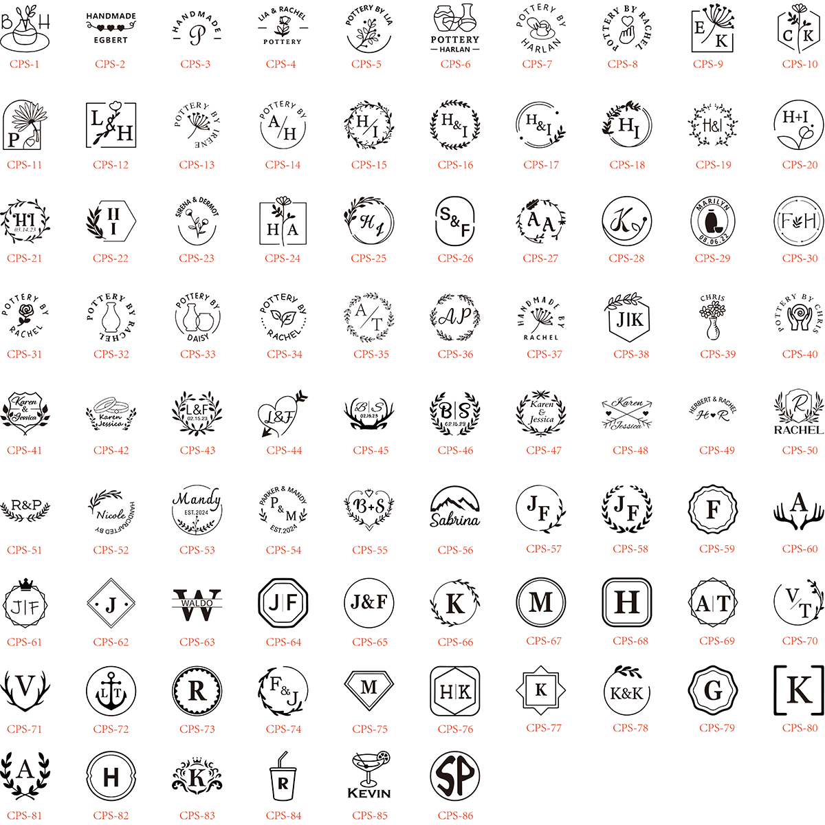 Custom Pottery Stamp for Clay, Personalized Clay Stamp Letter Stamp for Clay with Own Design, Create Unique Imprints in Clay Pottery, HandCrafter Potters Lovers Gift, Polymer Clay Tools