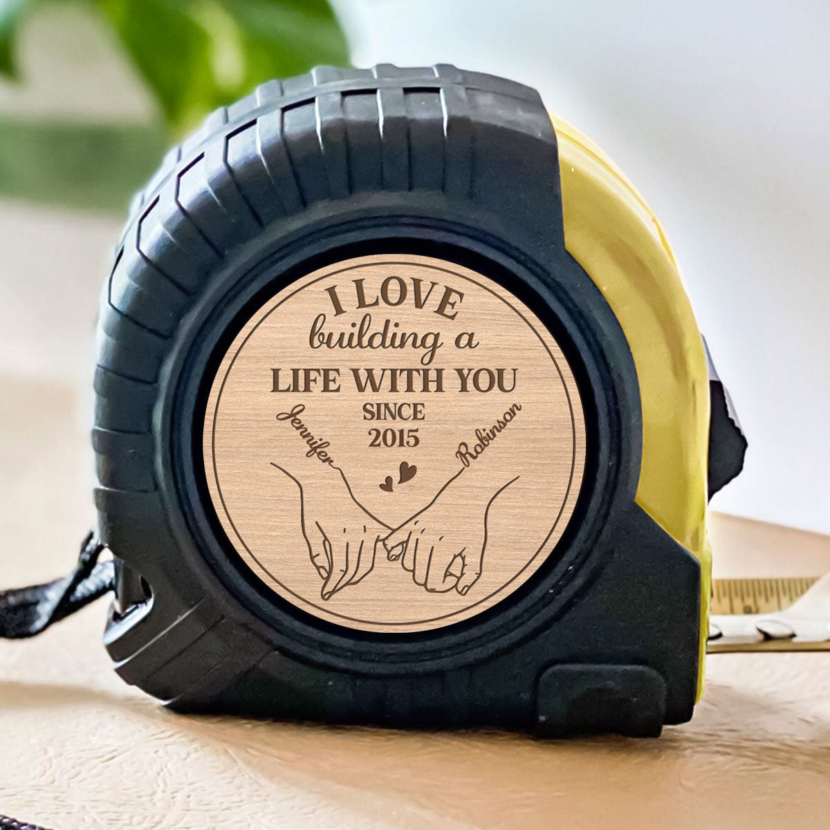 With You - Personalized Custom Tape Measure