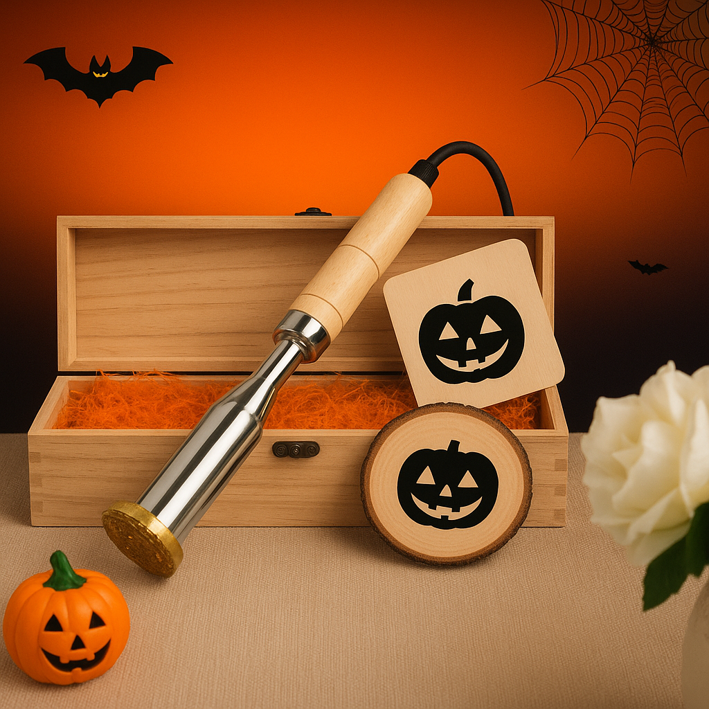 Halloween Special Branding Iron, Custom Pumpkin and Ghost Stamps, Electric or Non Electric Options, Great Gift for Craftsmen and Friends