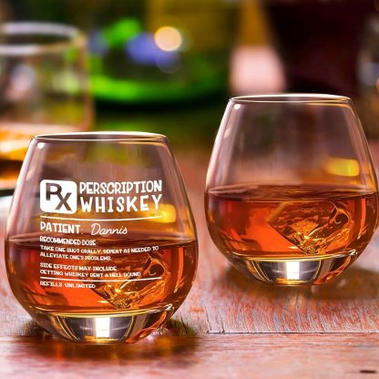 Personalized Bourbon Glass Gifts Scotch Glasses Birthday Congrats Gift Romantic Gifts For Him