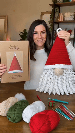 🧶 DIY Seasonal 3D Crochet Door Hanger Kit Collection | Coordinated Yarn, Filling, Accessories & Step-by-Step Instructions Included 💕