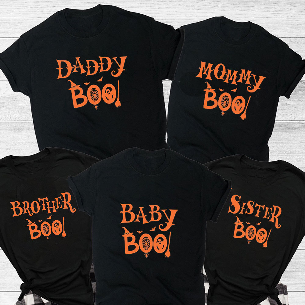 Halloween Family BOO Matching Shirts