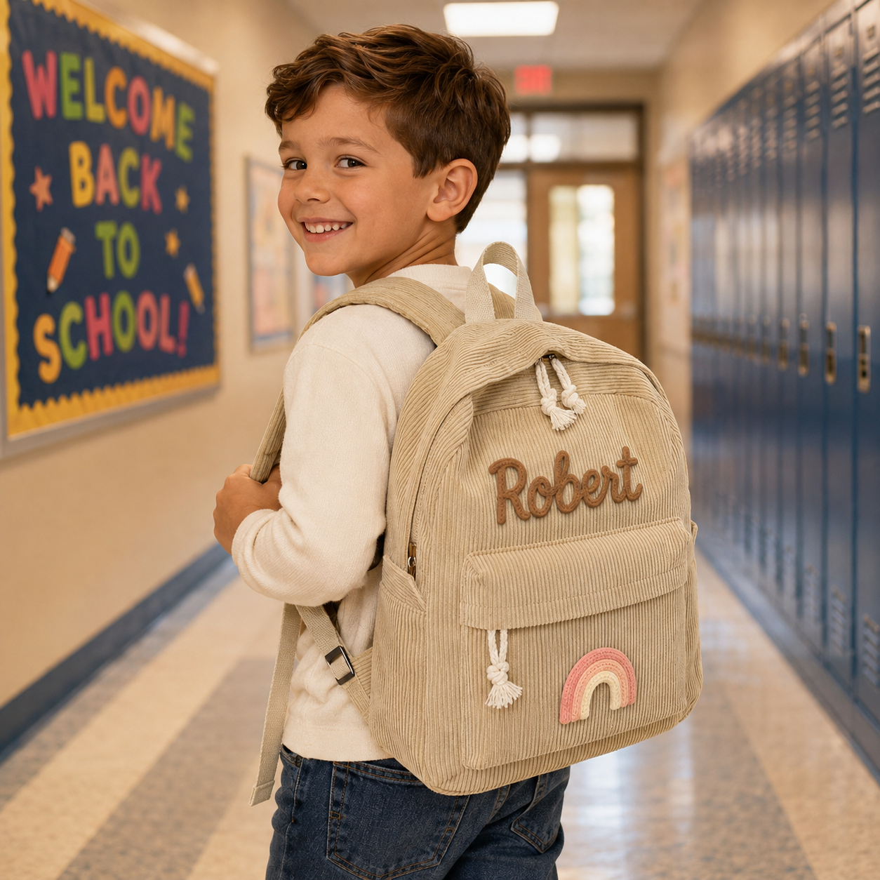 Unique Name Backpack for Toddlers, Preschool & Kindergarten Kids