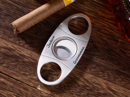 Engraved Cigar Cutter for Men Gift for Groomsman Personalized Cigar Cutter For Dad, Groomsman Gift Proposal Custom Cigar Accessories For Him
