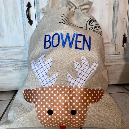 Personalized Embroidered 50*70cm Christmas Gift Bags