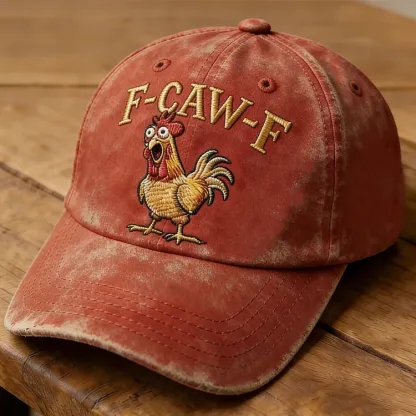 F-CAW-F Rooster Funny Hat