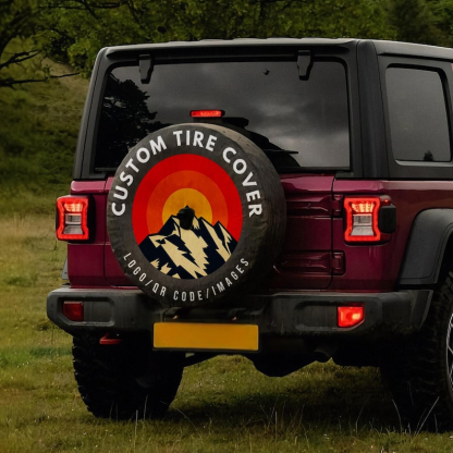 [Copy]Custom Tire Cover with Camera Hole, Rv Tire Cover Personalized with Your Any Design