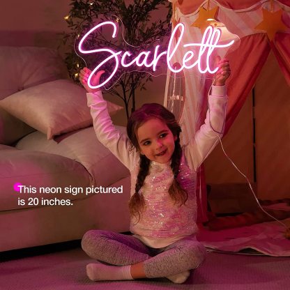 Personalized Neon Signs for Wall Decor, Signs for Bedroom, Birthday Party, Baby Shower, Customizable Gifts for kids