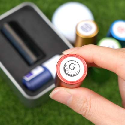 Personalized Golf Ball Stamp Custom Logo Golf Accessories Team Gift for Anniversary Custom Gift For Husband Valentine's Day Gift