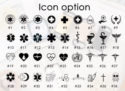 Medical Alert ID Bracelet with Custom Engraving, Adjustable Medical Alert Emergency Bracelet, Allergy/Medical Implant Warning Bracelet