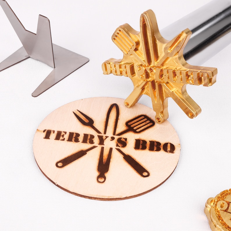 Customized Branding Iron Stamp, Wood Branding Iron Stamp,  Adjustable temperature Electric Brand Iron for beginner, Branding Iron for Wood