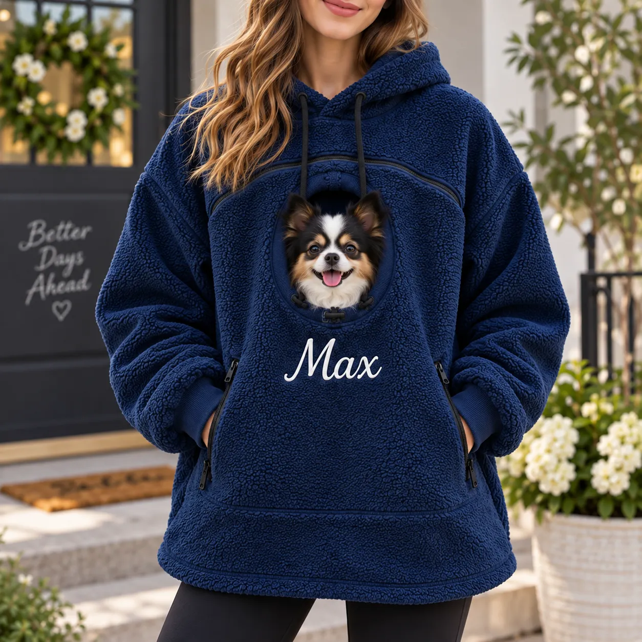 Personalized Pet Hoodies Carrier for Dog & Cat
