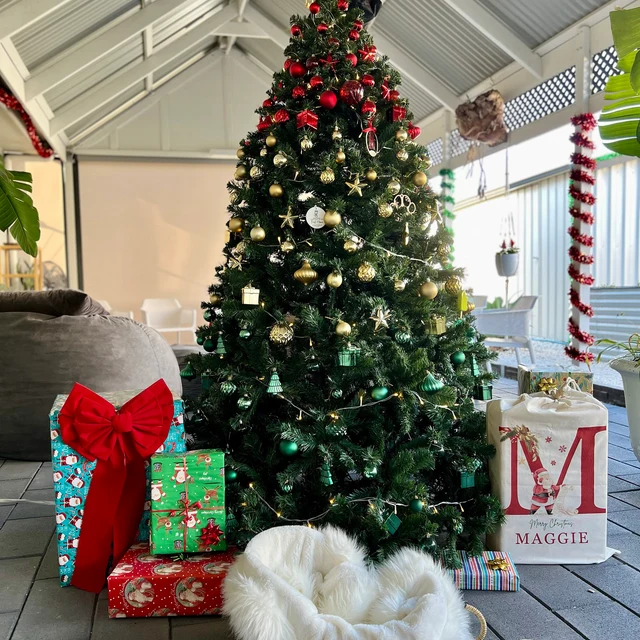 Personalized Christmas Santa Sack with Name & Initial, Custom Santa Gift Bag with Santa Claus Design, Holiday Present Sack