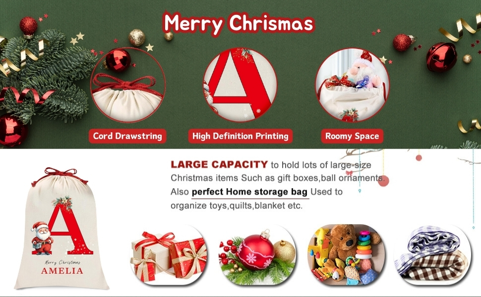 christmas gift doll bags