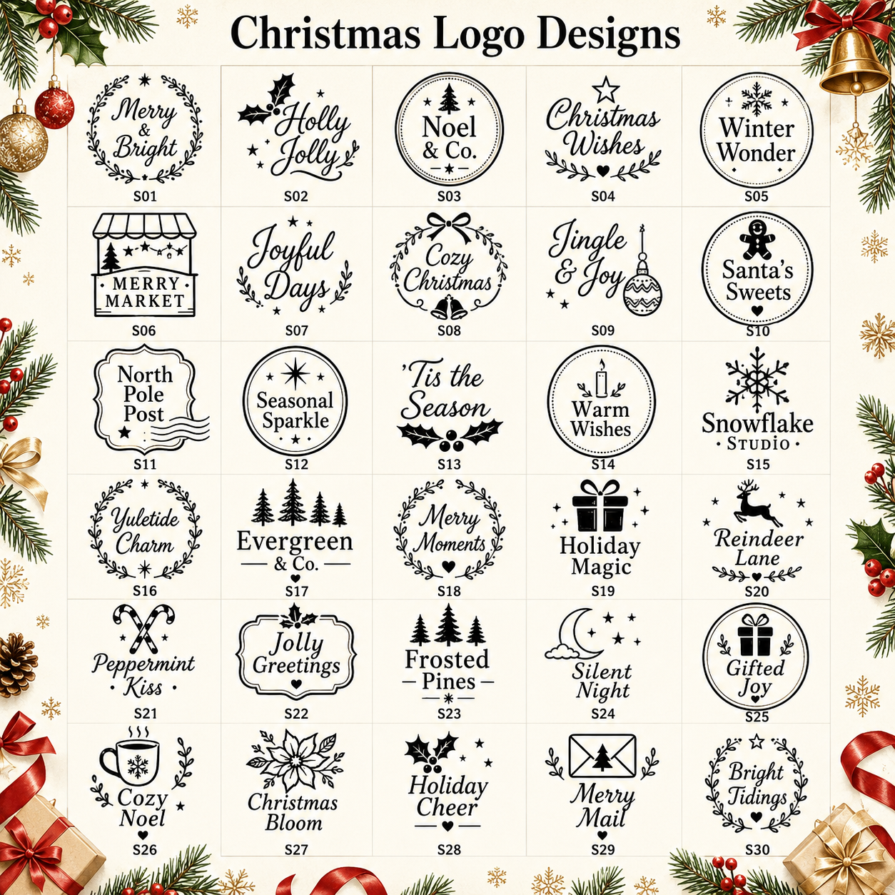 Christmas Logo Electric Branding Iron, Personalized Holiday Wood Burning Stamp for Wood, Leather, Cookies, Gift Boxes and Handmade Christmas Gifts