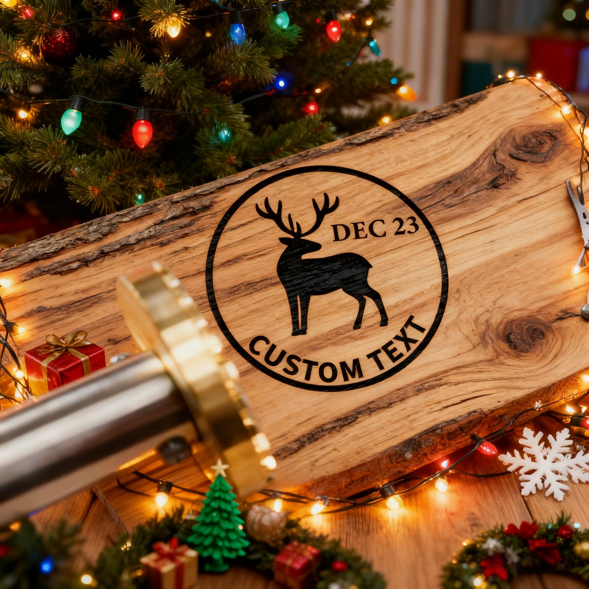 [Copy][Copy][Copy]Personalized Branding Iron with Custom Logo, Electric or Manual Options – Ideal for Wood Crafting, DIY Gifts and Workshops