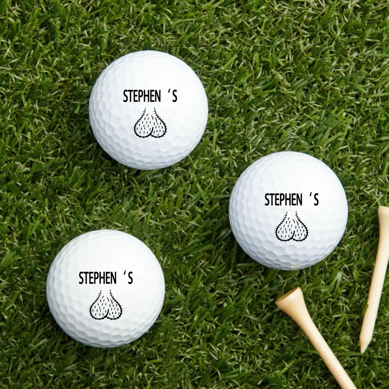 Custom Golf Balls: Personalized Humorous Golf Gift