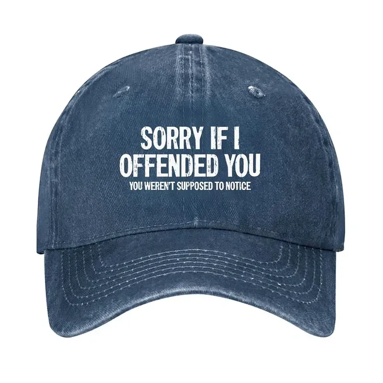 Sorry If I Offended You,You Weren't Supposed To Notice Hat