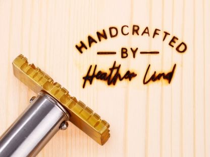 Custom signature branding iron for woodworkers , Branding iron custom for wood , Custom woodworking branding iron with electric heater