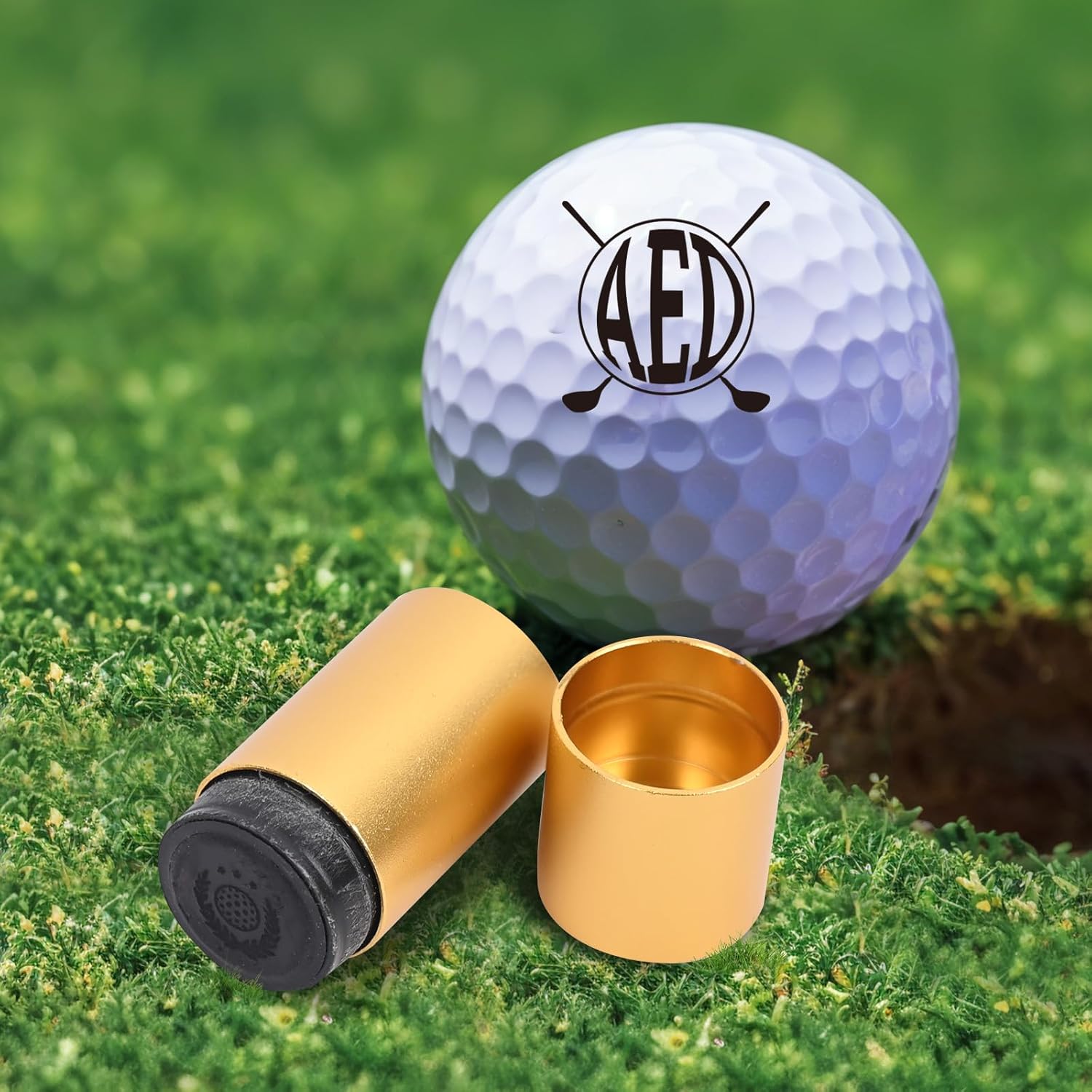 Custom Golf Ball Stamp/Monogram Golf Ball Stamp, Personalized Ball Stamp, Golf Accessories/Ink Ball Stamp,Gift for Golfer/Golfer Sport Gift