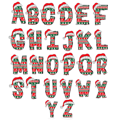 Personalized Christmas Santa Sack, Custom Initial & Name Gift Bag, Holiday Cotton Present Sack for Kids & Adults