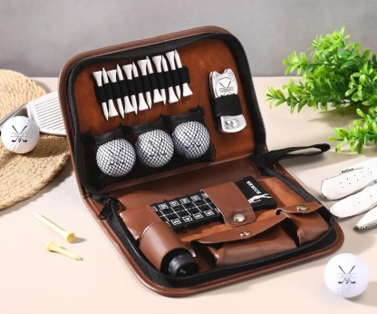 Personalized Golf Gift Set,Custom Engraved Accessories for Golfers,All-in-One Toolbox,Gift for Golfer,Lawn Tools Ball Markers Set