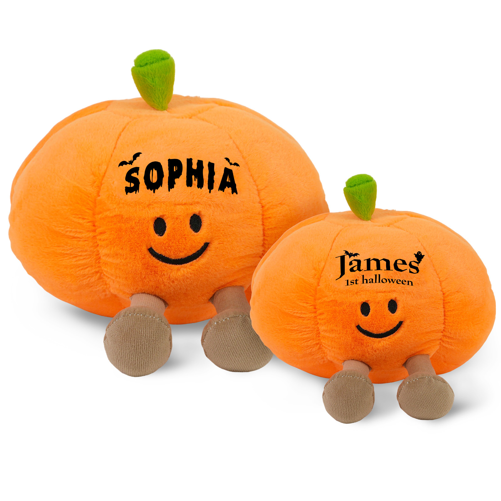 Custom Halloween Ghost Plush, Personalized My First Halloween Stuffed Animal, Soft Ghost Toy Gift for Baby Girls Boys Kids