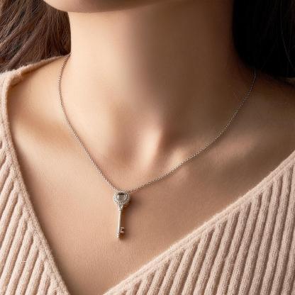 Photo Projection Necklace Personalized Picture Inside Pendant Keepsake Jewelry Trendy Best Friend Gift