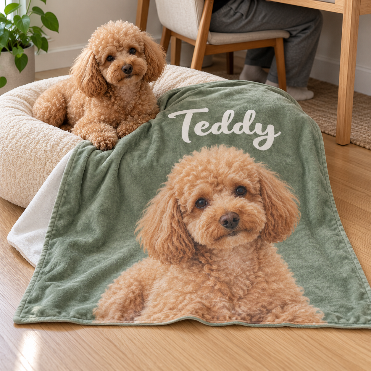 Personalized Blanket for Dog, Dog Blanket, plush dog blanket, pet photo blanket, gift for dog lover, puppy photo blanket, new pet gift