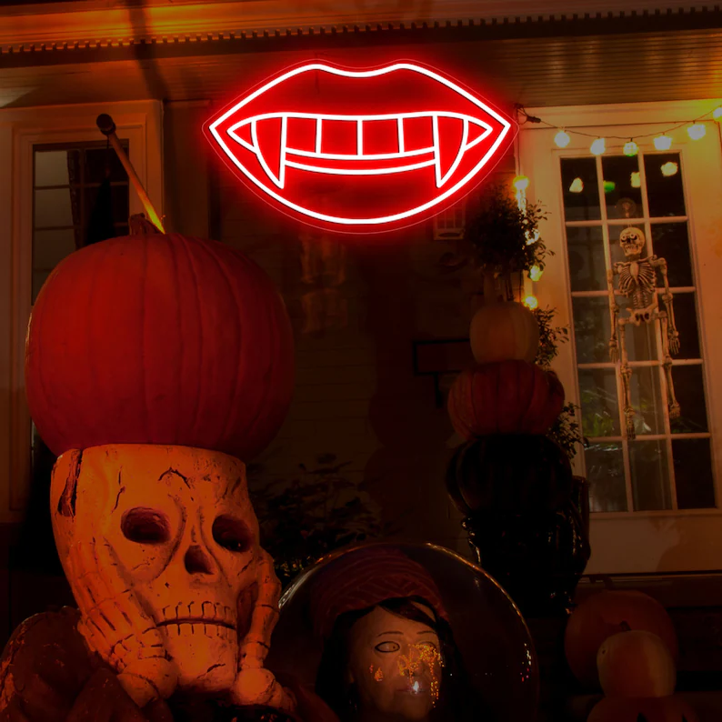 Custom Halloween Sign Neon Light Sign Custom Led Neon Sign Custom Neon Light Spooky Neon Sign