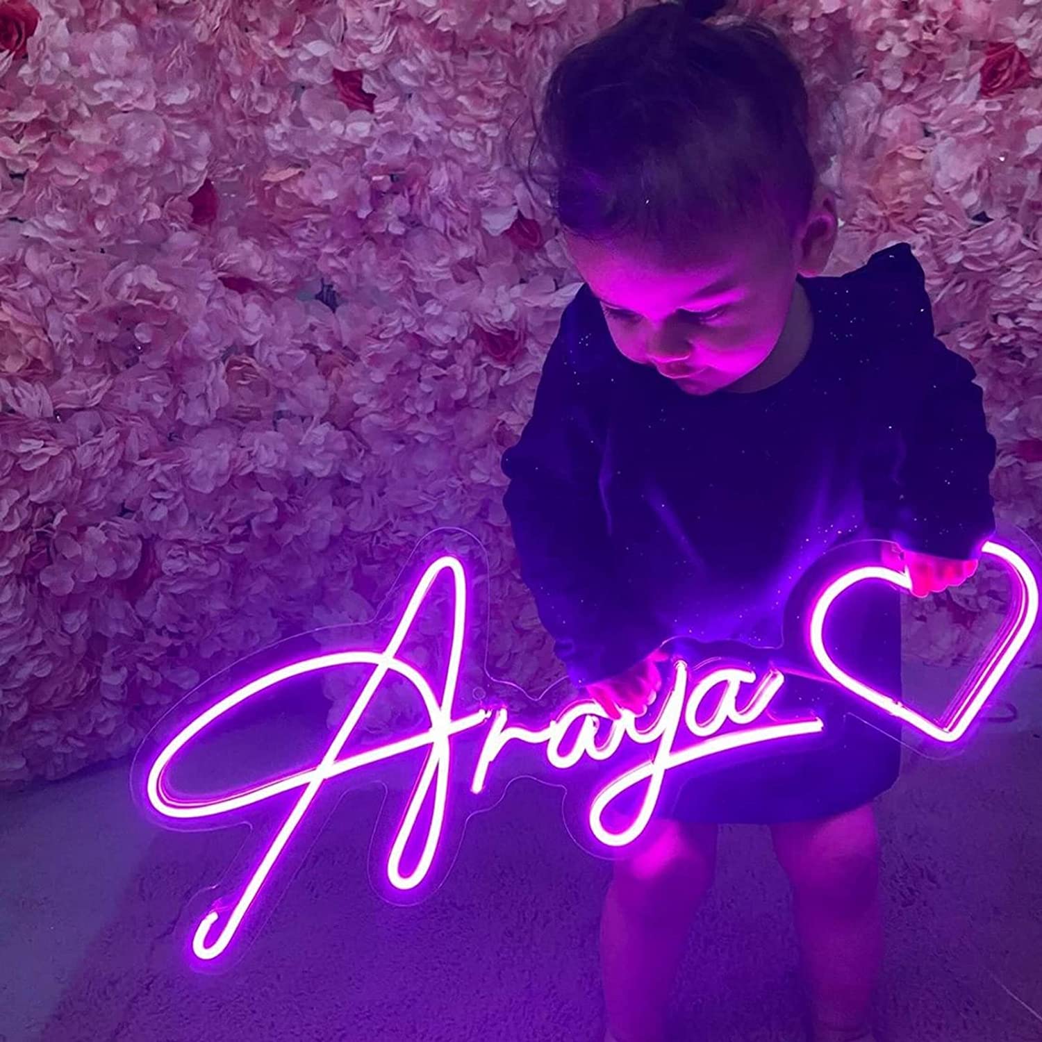 Personalized Neon Signs for Wall Decor, Signs for Bedroom, Birthday Party, Baby Shower, Customizable Gifts for kids