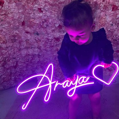 Personalized Neon Signs for Wall Decor, Signs for Bedroom, Birthday Party, Baby Shower, Customizable Gifts for kids