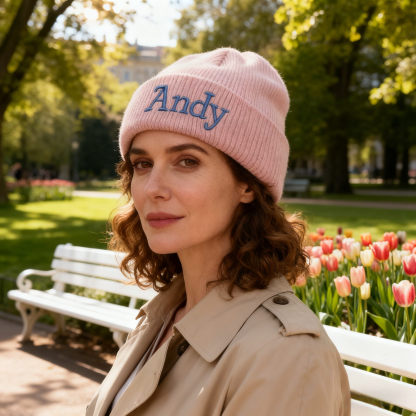 Custom Embroidered Beanie – Personalized Winter Hat for Baby, Toddler, Child, Women & Men | Holiday Gift Idea