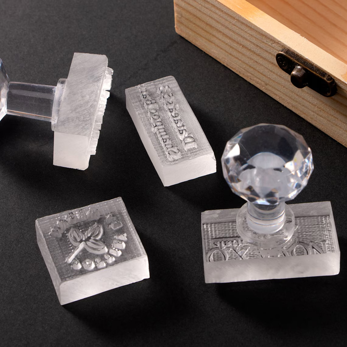 Custom Your Logo Stamp, Acrylic Stamp for Soap, Clay Signature, Personalized Pottery Stamp