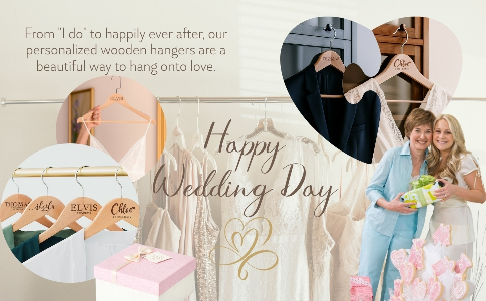 wooden dress hangers