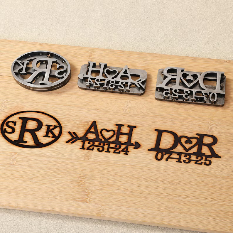 Custom Date Branding Iron for Special Occasions, Hot Branding Iron for Wood or Leather, Branding Iron for Newlywed Gifts, Country Wedding