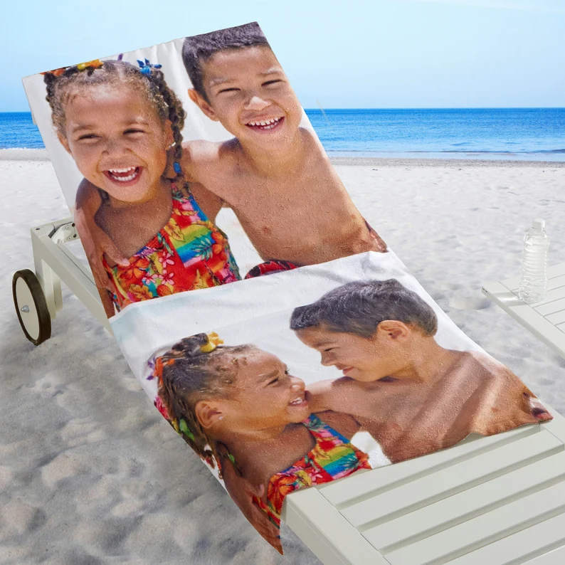 Any Message Photo Beach Towel