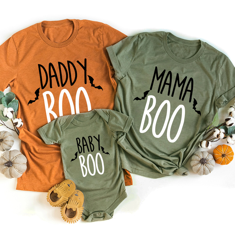 Boo Halloween Family Party Shirts-Duckbe