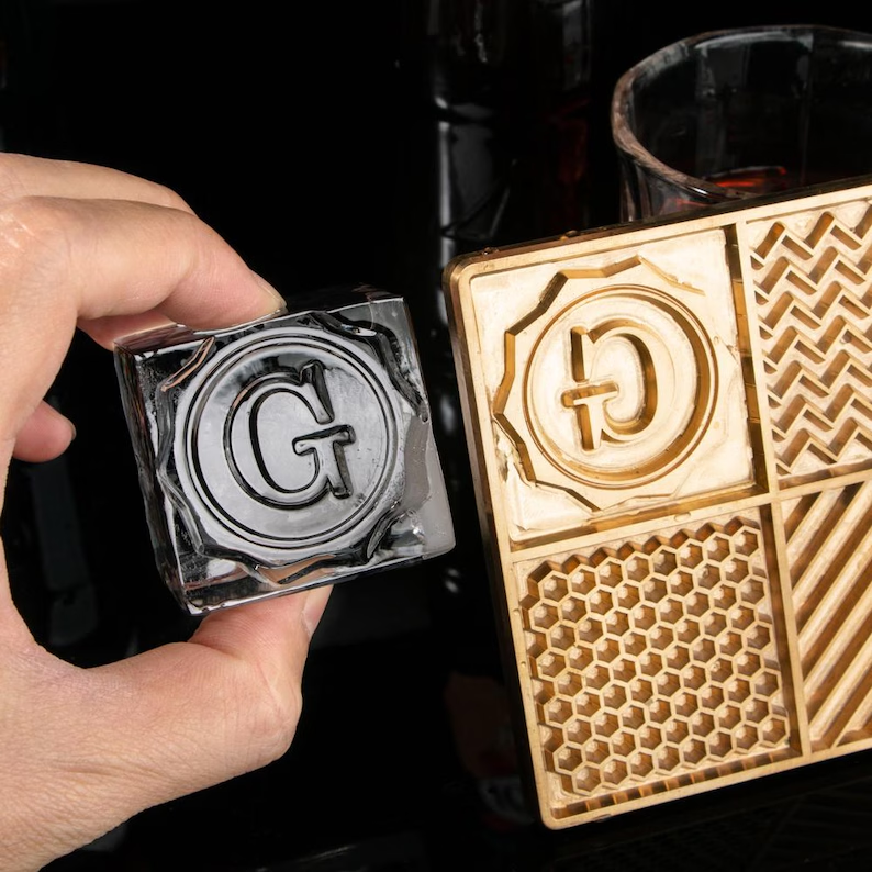 Custom Ice Plate With Business Logo, Ice Cube Plate Custom, Custom Ice Tray, Custom Ice Plate, Brass Mold For Ice, Ice Cubes Branding Stamp.