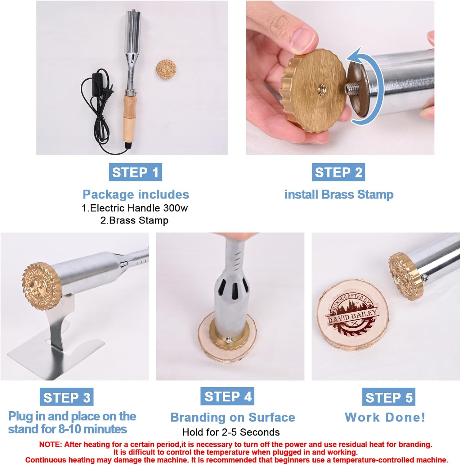 Custom branding iron,Steak branding iron,Branding Iron for Food, BBQ, Custom steak branding iron